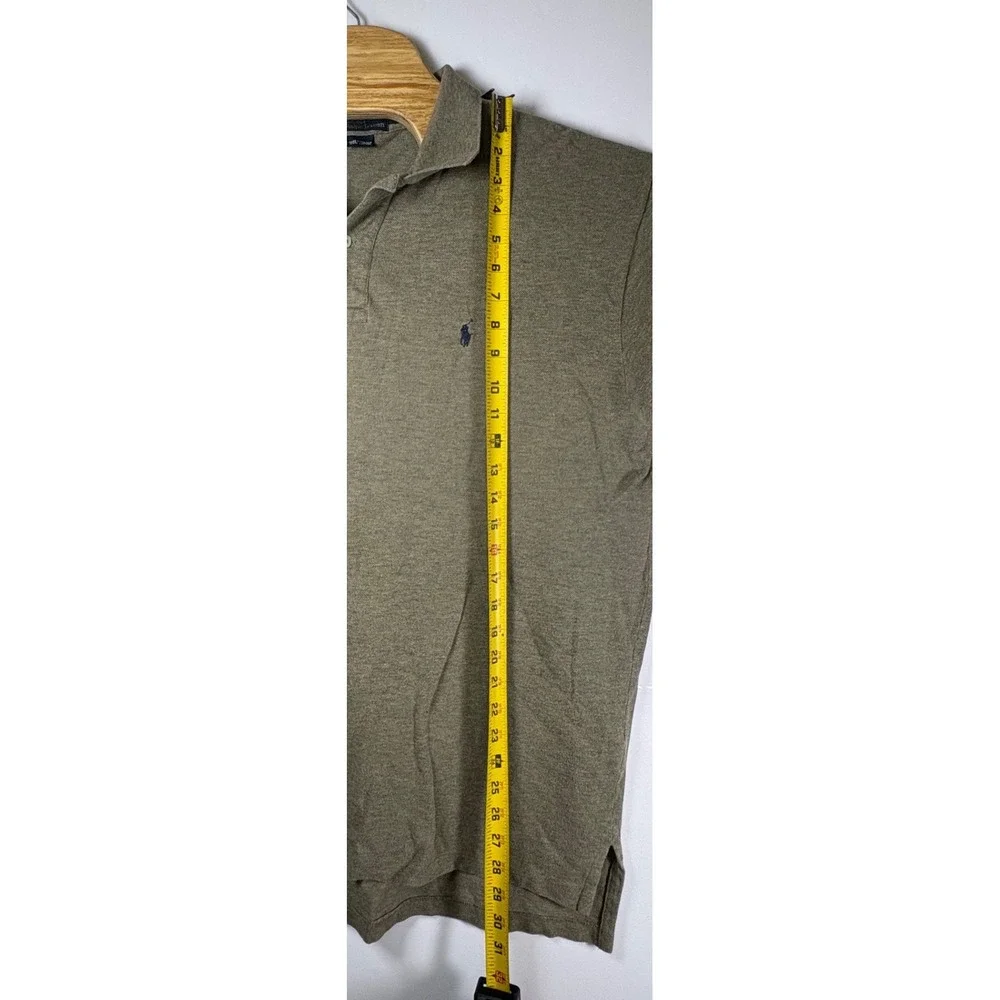 Polo Ralph Lauren Men's Olive Heather Polo Sz XL 100% Cotton Golf Rugby